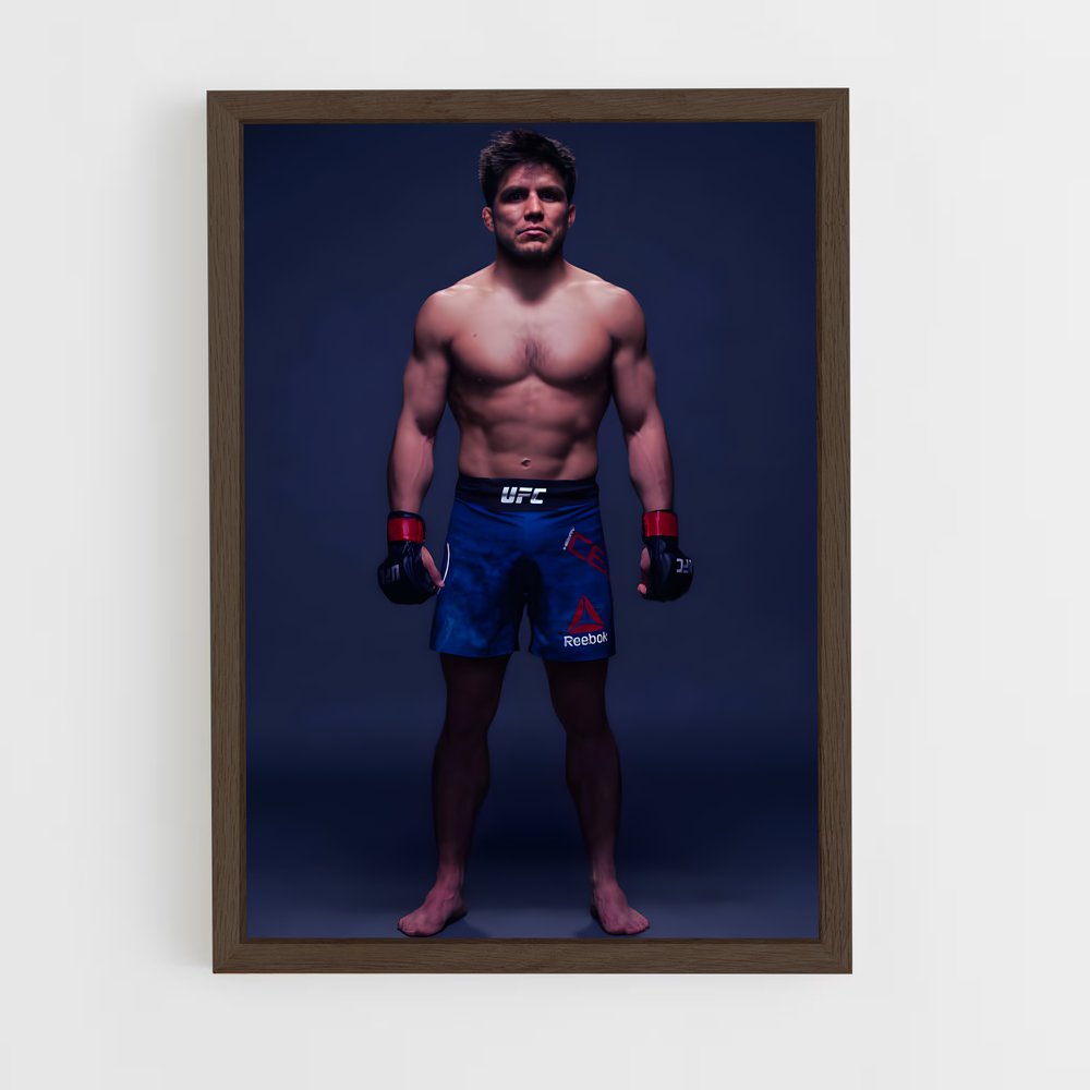 Poster Champion d'Octogone – affiche MMA (vue 5)